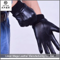 China wholesale high quality Winter men Classic Leather Gloves